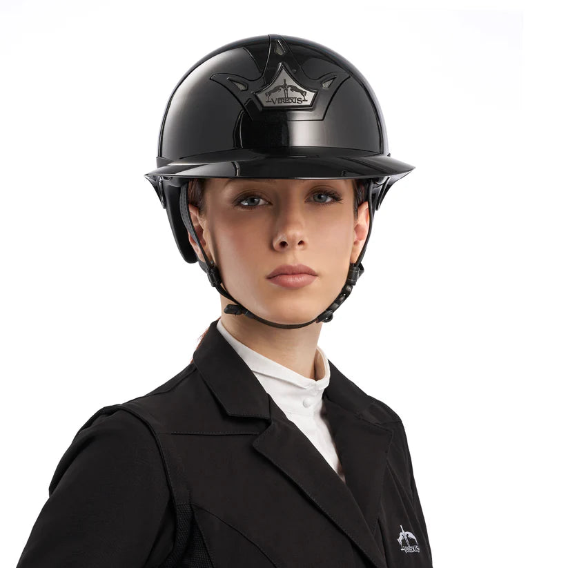 Veredus VSL GST Helmet Wide Brim-Unclassified-ERS-Black Gloss-58cm-Manhattan Saddlery