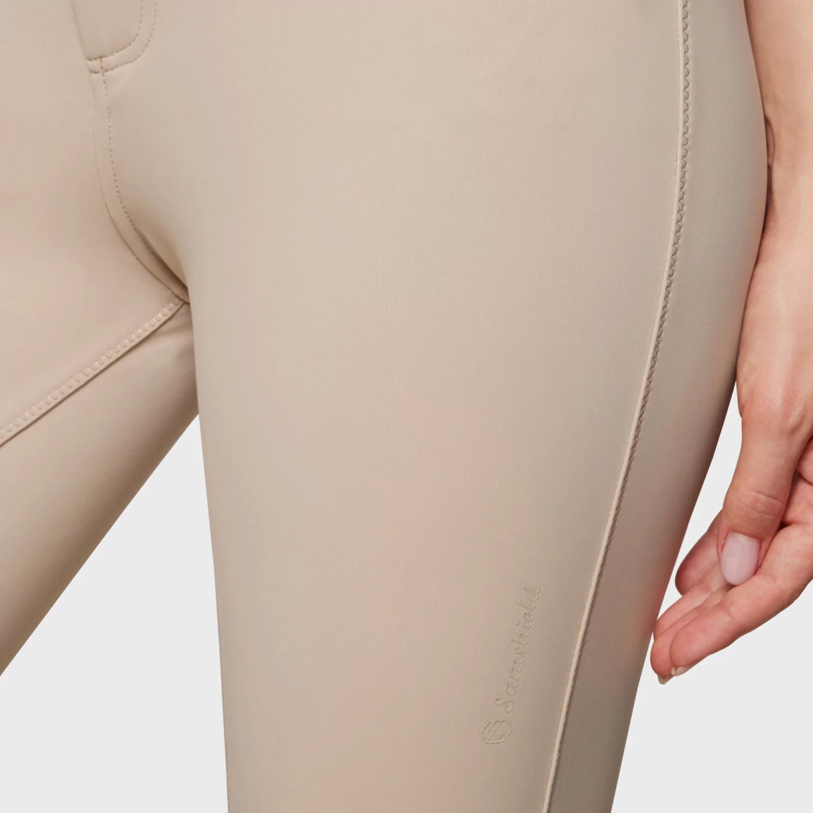 Samshield Clotilde Breeches-Breeches - Ladies - Knee Patch-Samshield-White-FR30/US20-Manhattan Saddlery