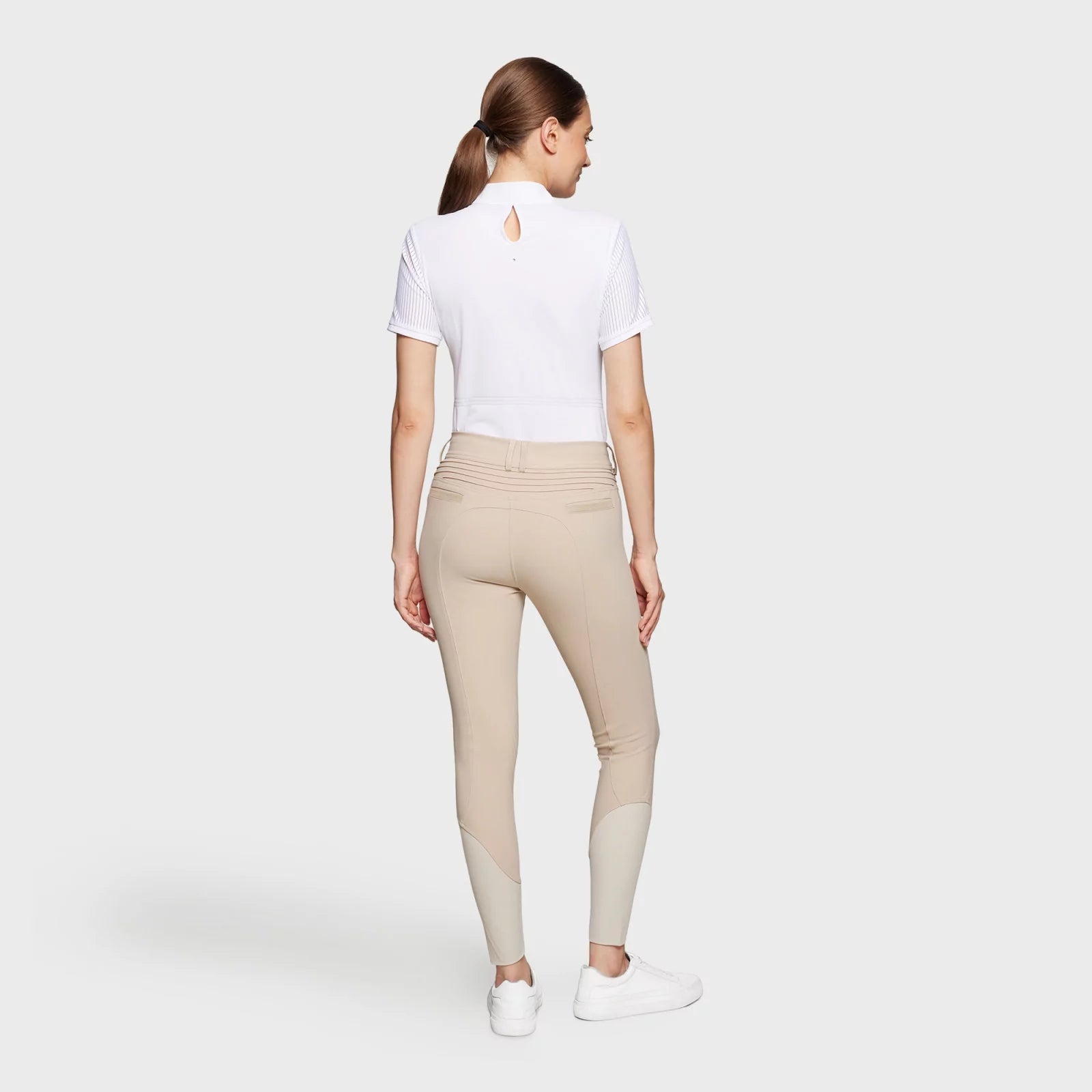 Samshield Clotilde Breeches-Breeches - Ladies - Knee Patch-Samshield-White-FR30/US20-Manhattan Saddlery