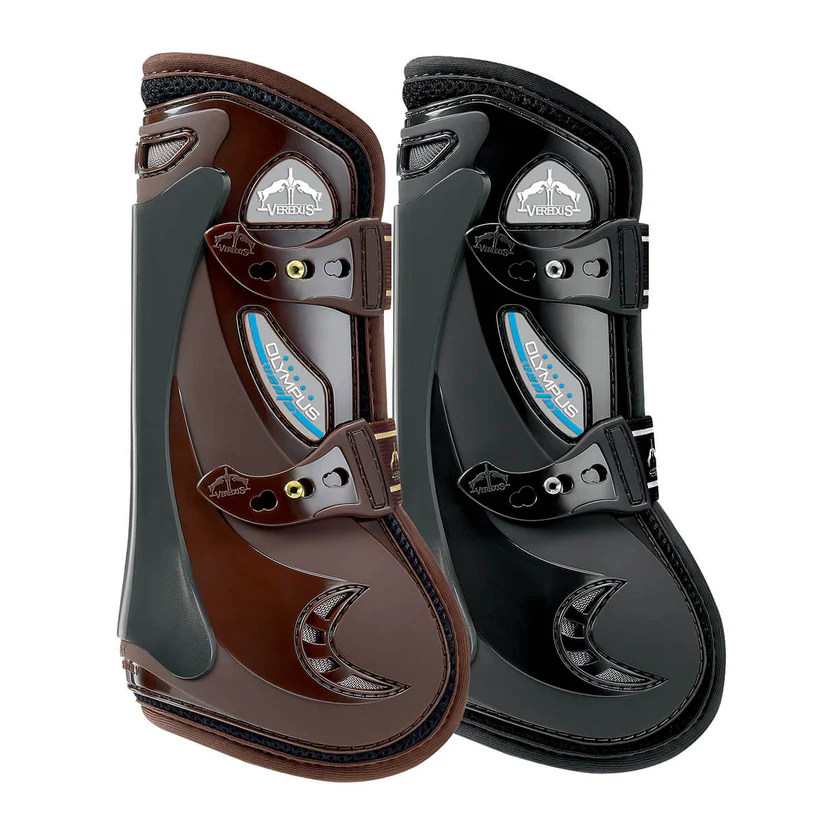 Veredus Olympus Vento Front-Horsewear - Boots - Exercise Boots-ERS-Black-M-Manhattan Saddlery