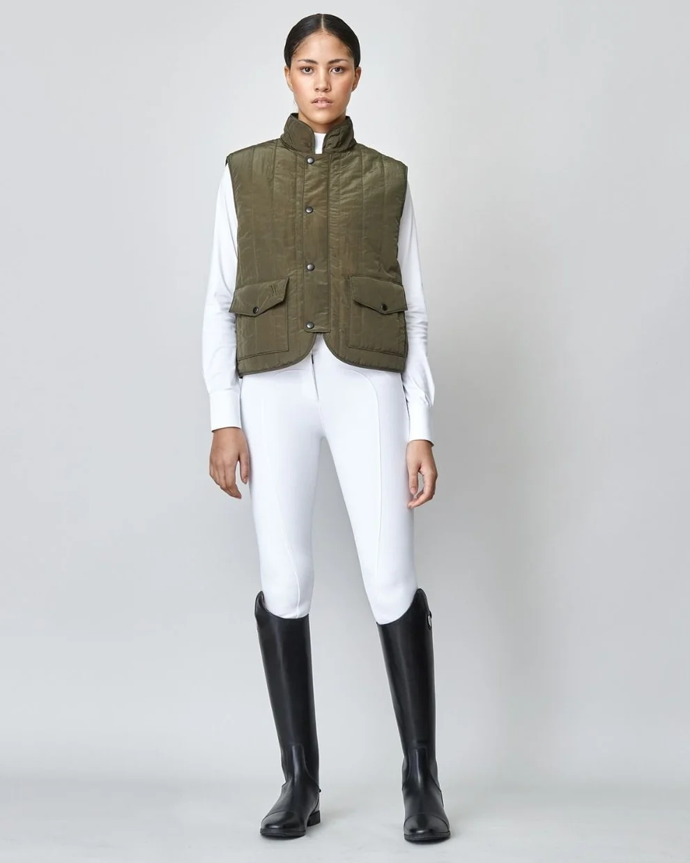 Yagya Quilted Riding Vest
