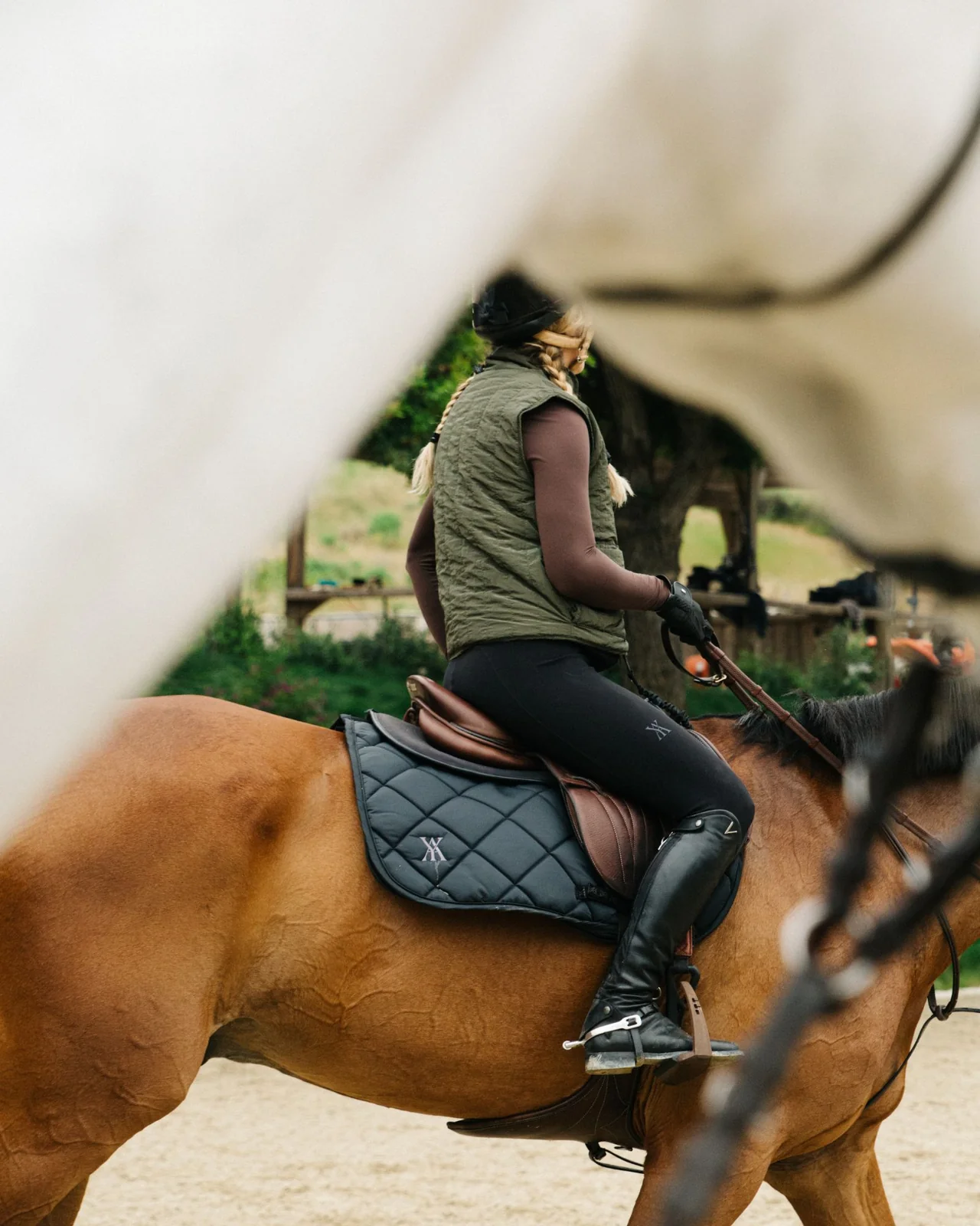 Yagya Quilted Riding Vest