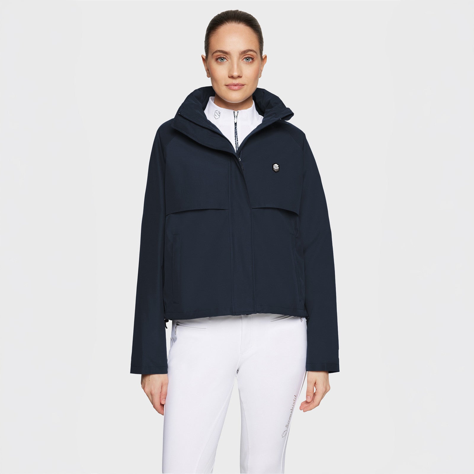 Samshield Lina Technical Rain Coat-Sportswear - Ladies - Jackets-Samshield-Navy-XXS-Manhattan Saddlery