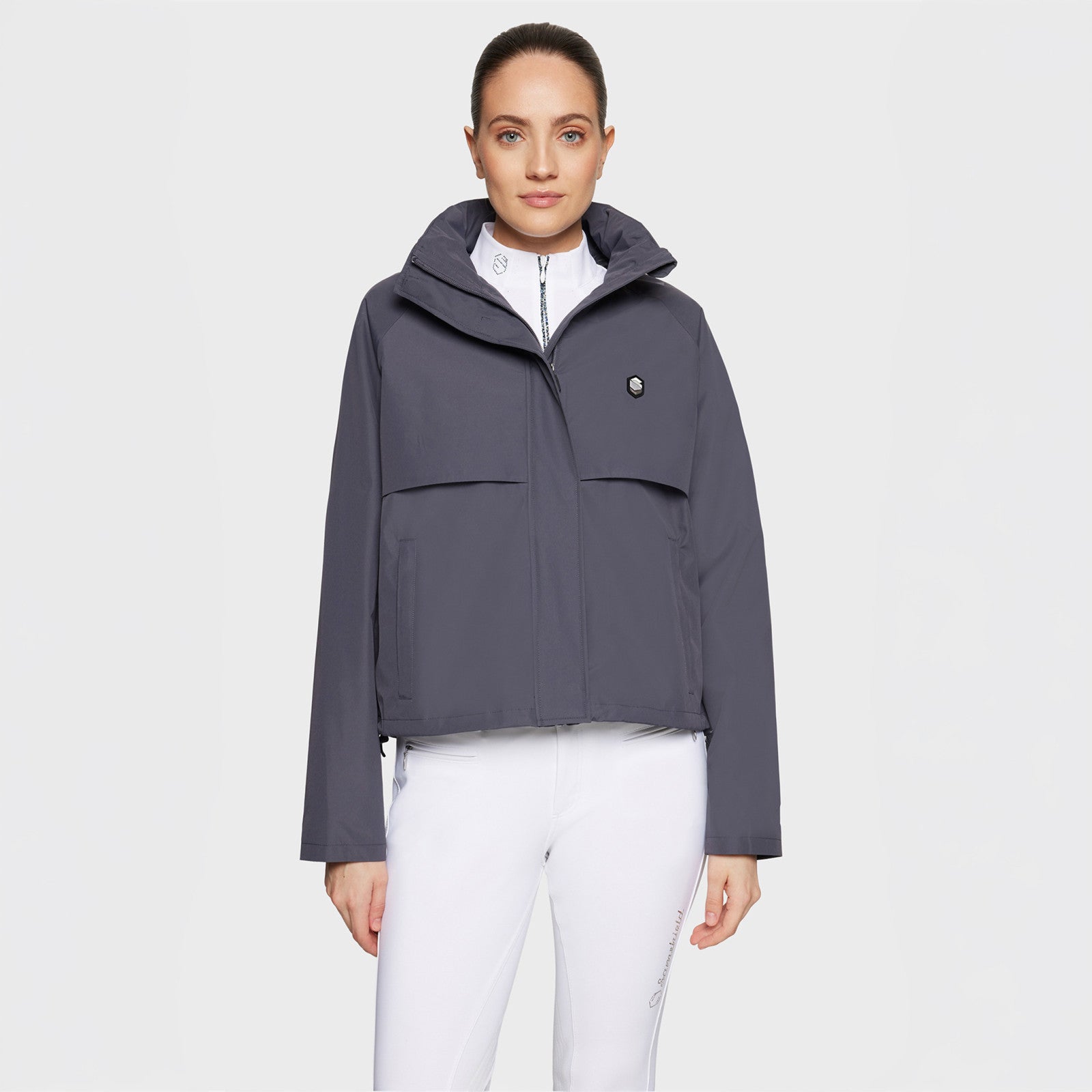 Samshield Lina Technical Rain Coat-Sportswear - Ladies - Jackets-Samshield-Magnet-XL-Manhattan Saddlery