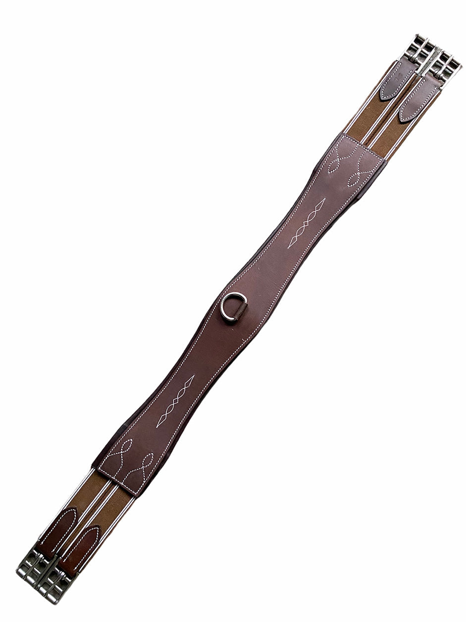 Belle & Bow Leather Pony Girth-Girths-BelleandBow-Brown-46-Default-Manhattan Saddlery
