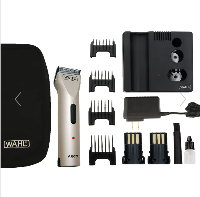 Wahl Arco Cordless Clipper-Staple Supplies - Grooming-RJ Matthews-Silver-Manhattan Saddlery