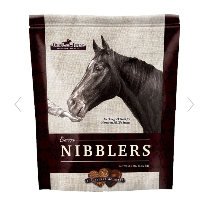 Omega Nibblers Low Sugar & Starch-Staple Supplies - Treats-RJ Matthews-Molasses-Manhattan Saddlery