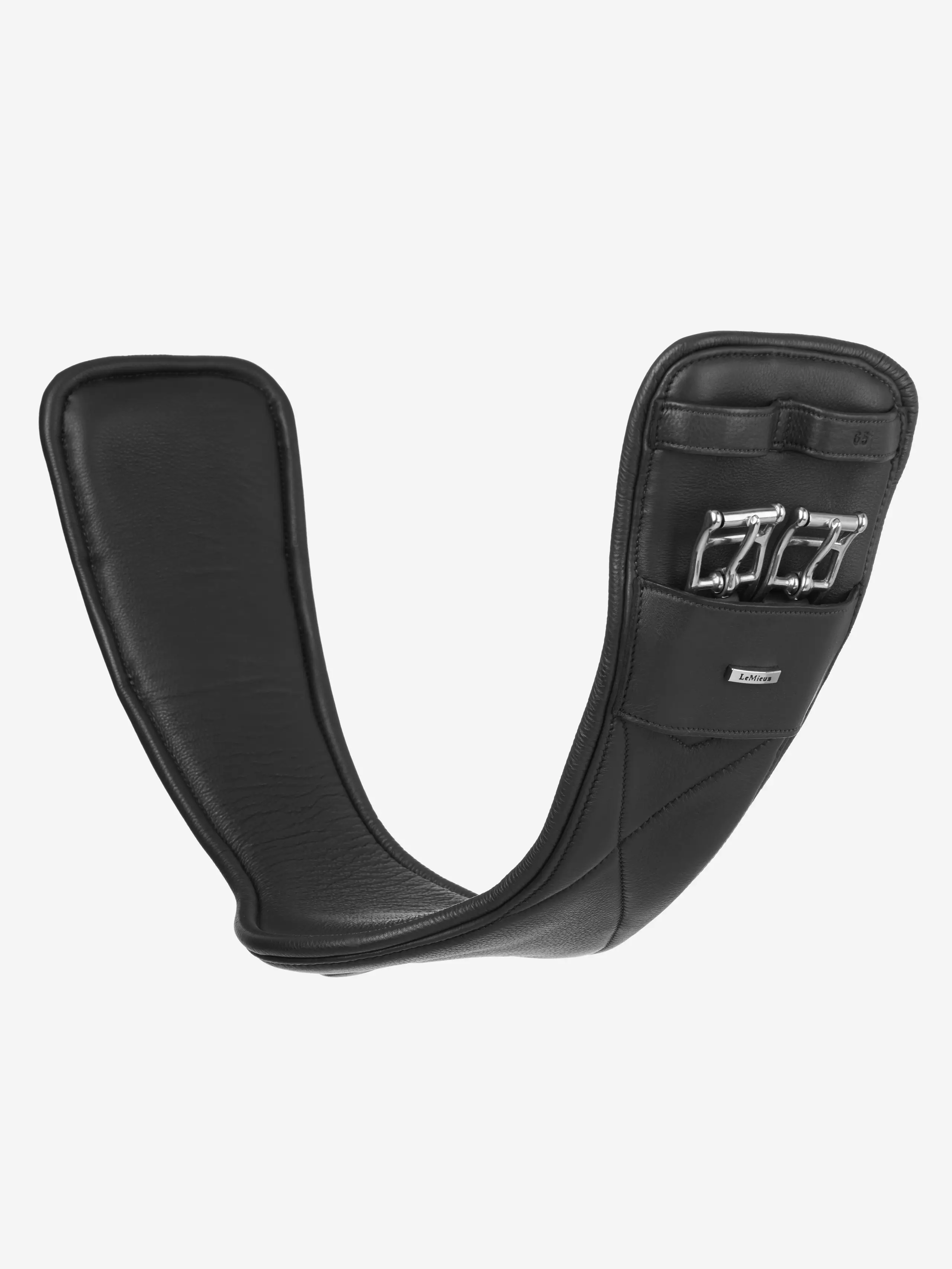 LeMieux Arika Contoured Dressage Girth-Girths - Dressage-LeMieux-Black-22"-Manhattan Saddlery
