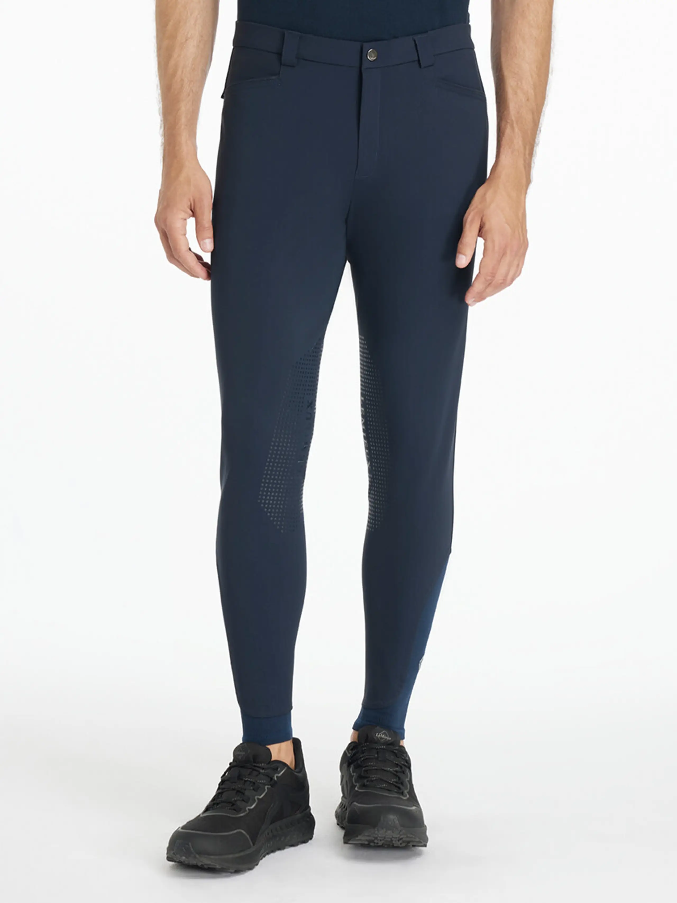 LeMieux Men's Sport Breeches-Breeches - Mens - Knee Patch-LeMieux-Navy-34-Manhattan Saddlery