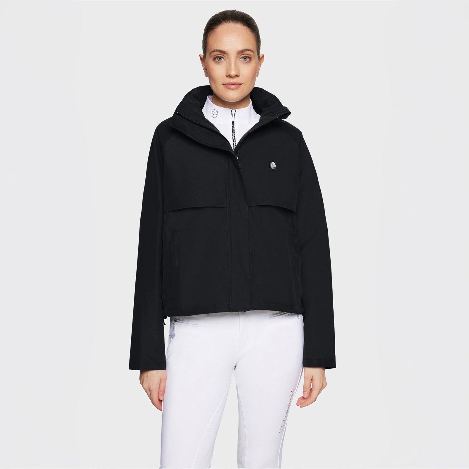 Samshield Lina Technical Rain Coat-Sportswear - Ladies - Jackets-Samshield-Black-XXS-Manhattan Saddlery