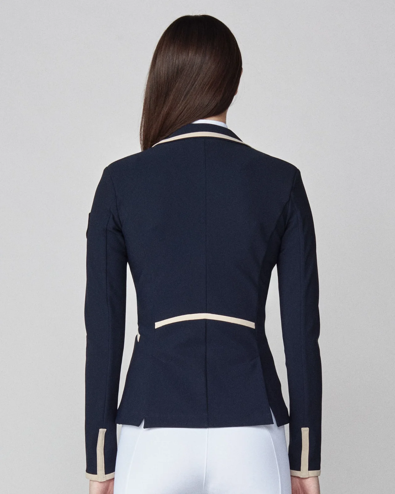 Yagya Contrast Show Jacket-Show Coats - Ladies Show Coats-Yagya-Midnight-XS-Manhattan Saddlery