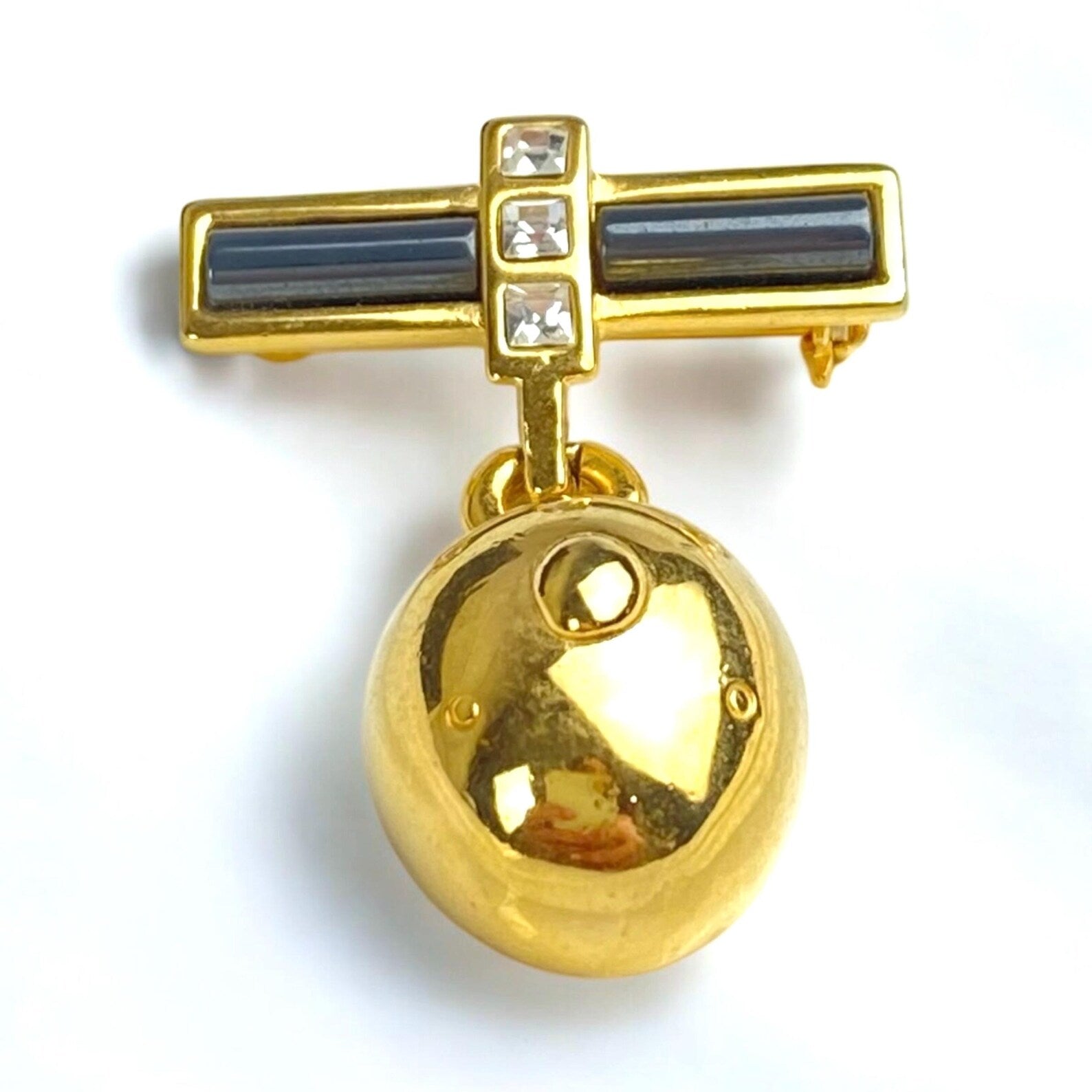 Etienne Aigner Signed Equestrian Hat Lavalier Brooch-Gifts - Jewelry-Etienne Aigner-Manhattan Saddlery