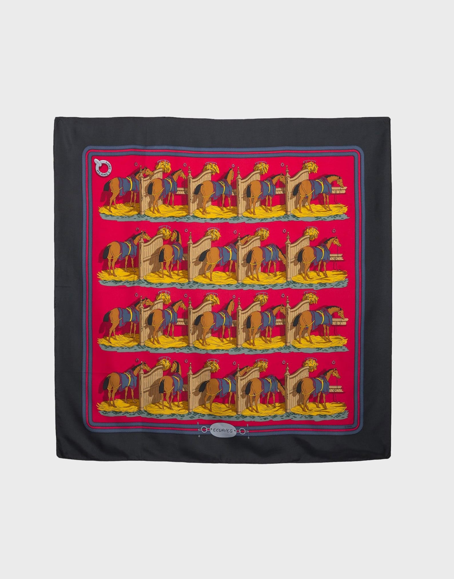 Hermes 'Ecuries' Scarf-Sportswear - Ladies - Misc-Hermes-Manhattan Saddlery