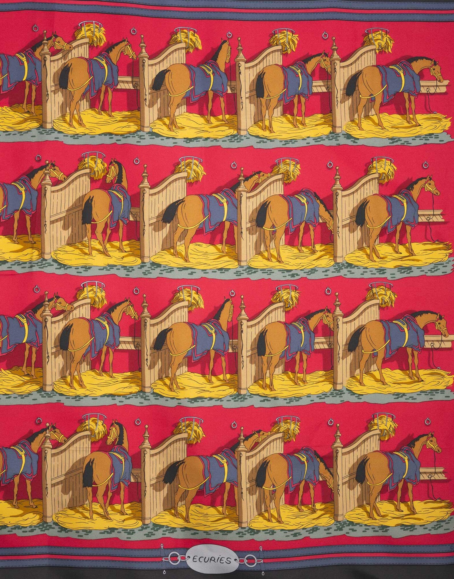 Hermes 'Ecuries' Scarf-Sportswear - Ladies - Misc-Hermes-Manhattan Saddlery
