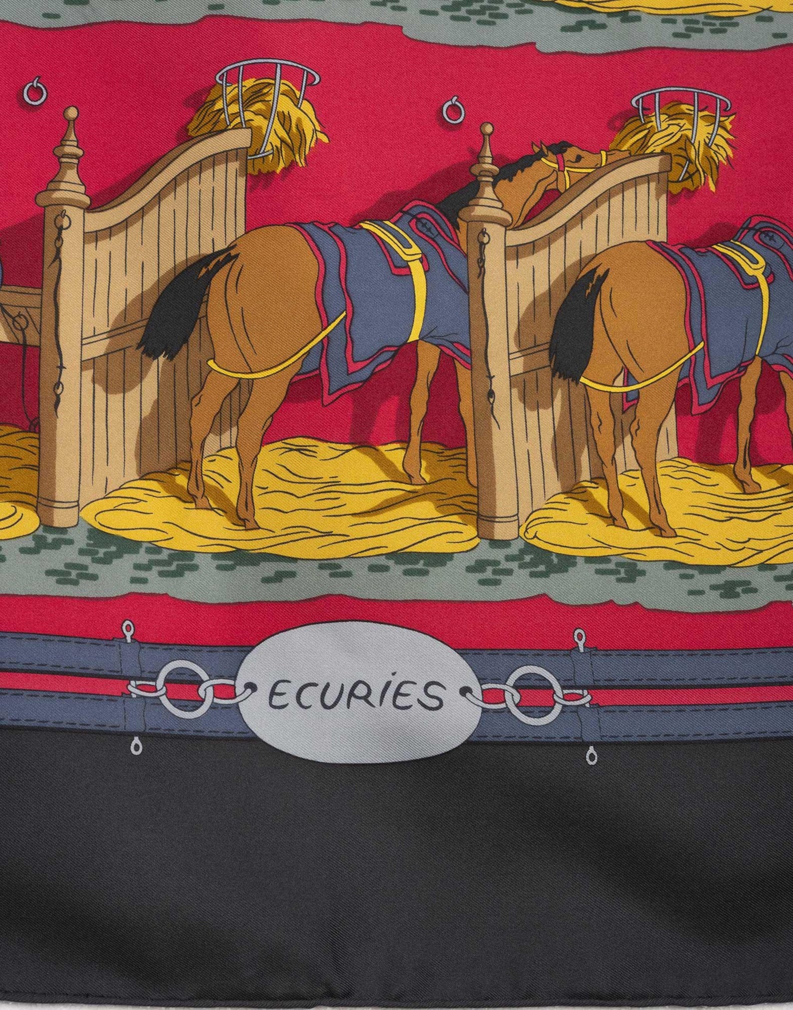 Hermes 'Ecuries' Scarf-Sportswear - Ladies - Misc-Hermes-Manhattan Saddlery