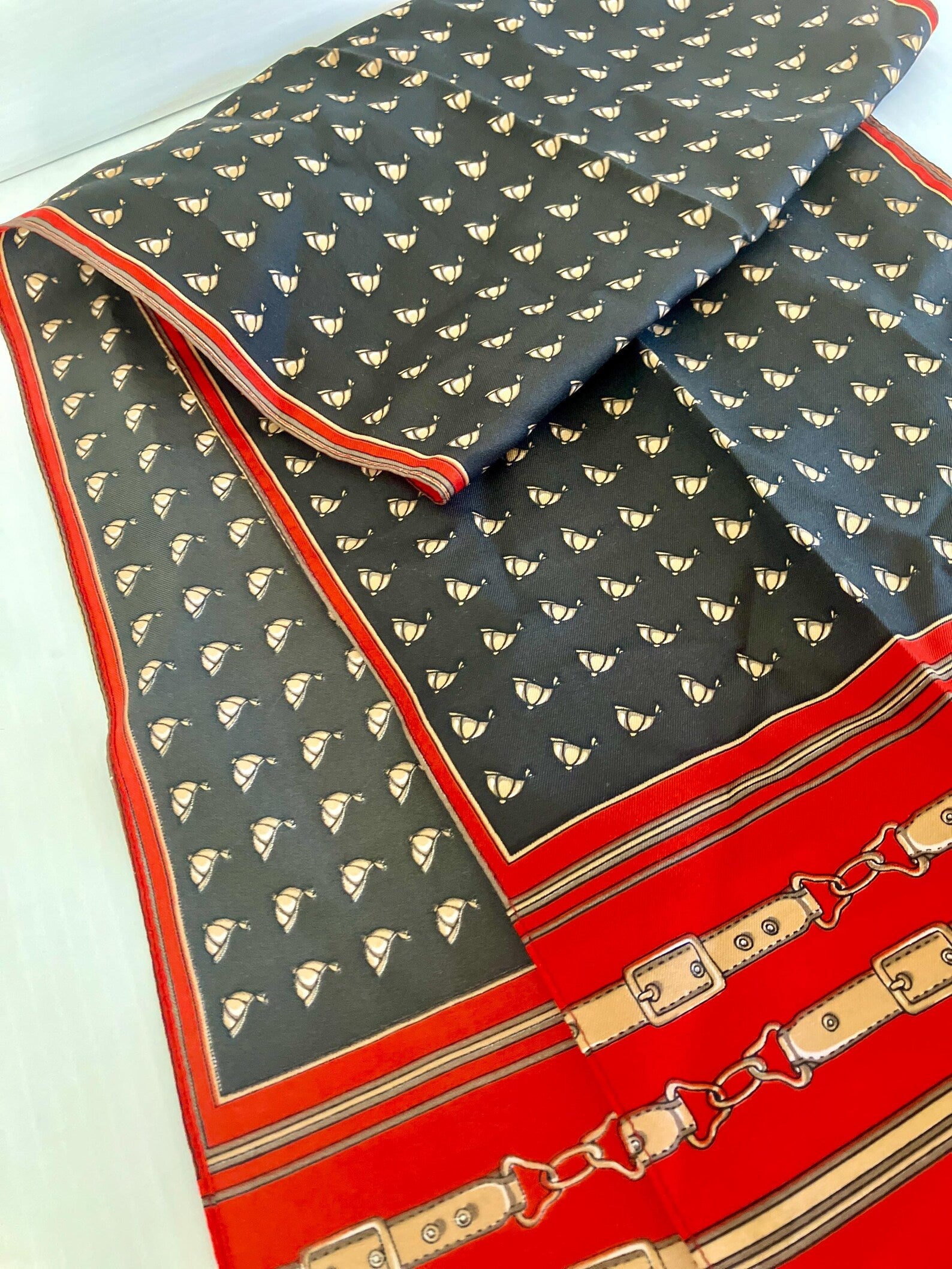 Vintage Paoli Equestrian Scarf-Gifts & Luggage-Manhattan Saddlery-Manhattan Saddlery
