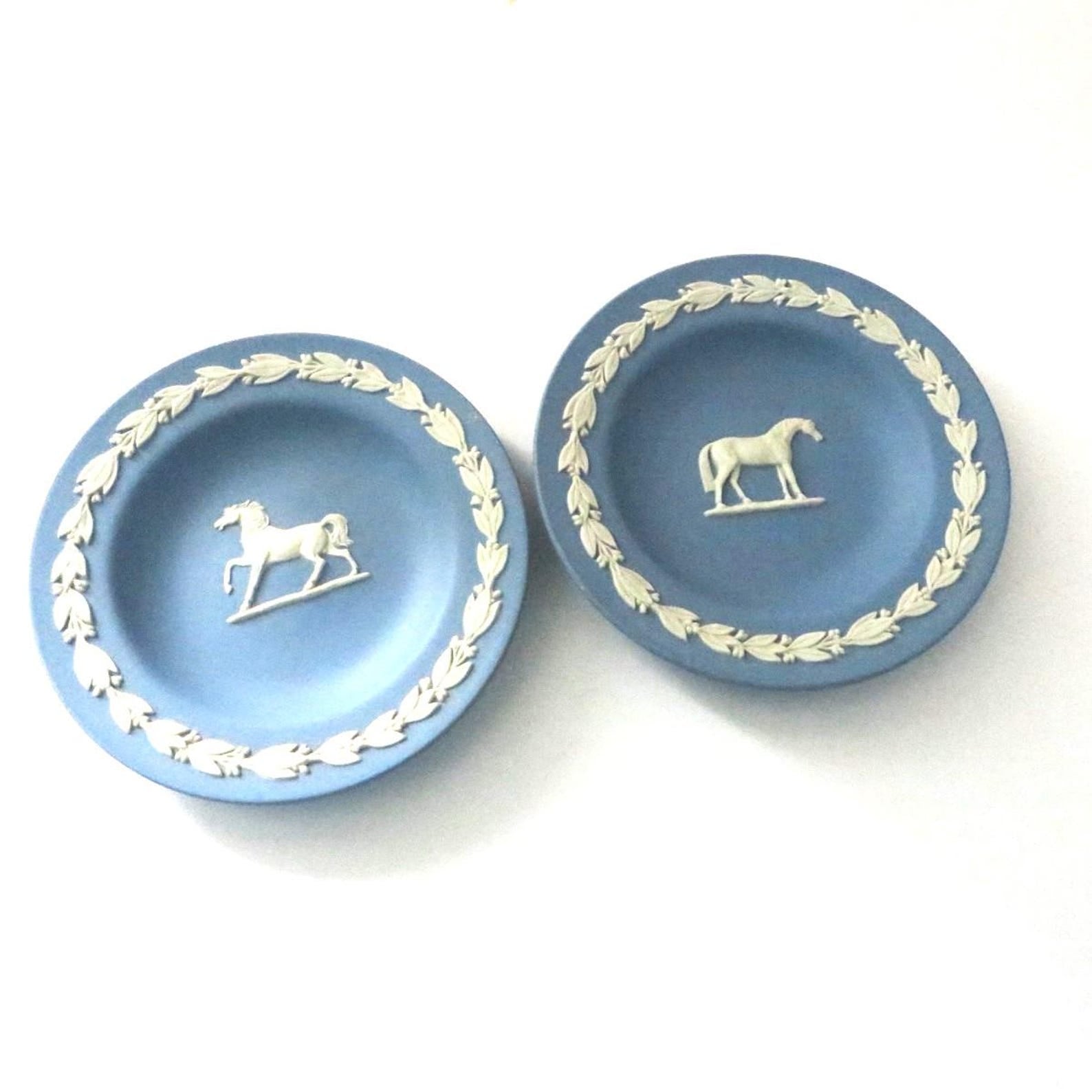 Wedgewood Jasperware Equestrian Pin Dishes-Gifts - Home Goods-Manhattan Saddlery-Manhattan Saddlery