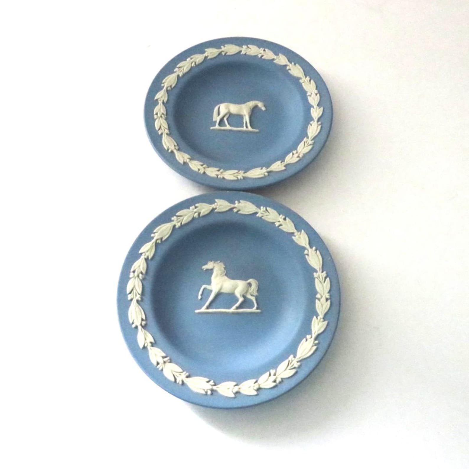 Wedgewood Jasperware Equestrian Pin Dishes-Gifts - Home Goods-Manhattan Saddlery-Manhattan Saddlery