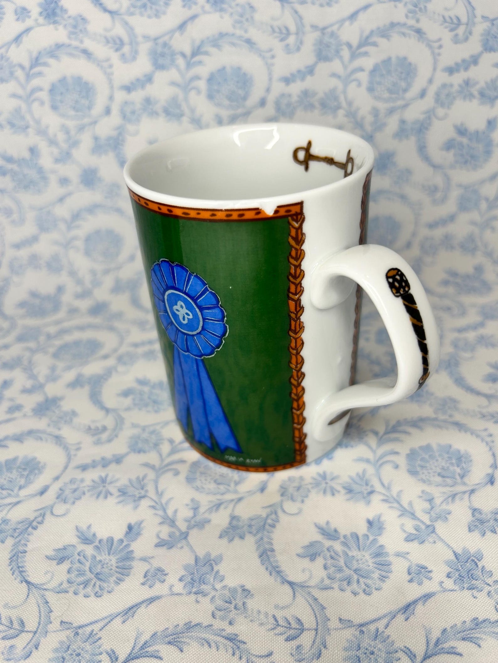 Vintage Porcelain Equestrian Mug Set-Gifts - Home Goods-Equestrian Inhesion-Manhattan Saddlery