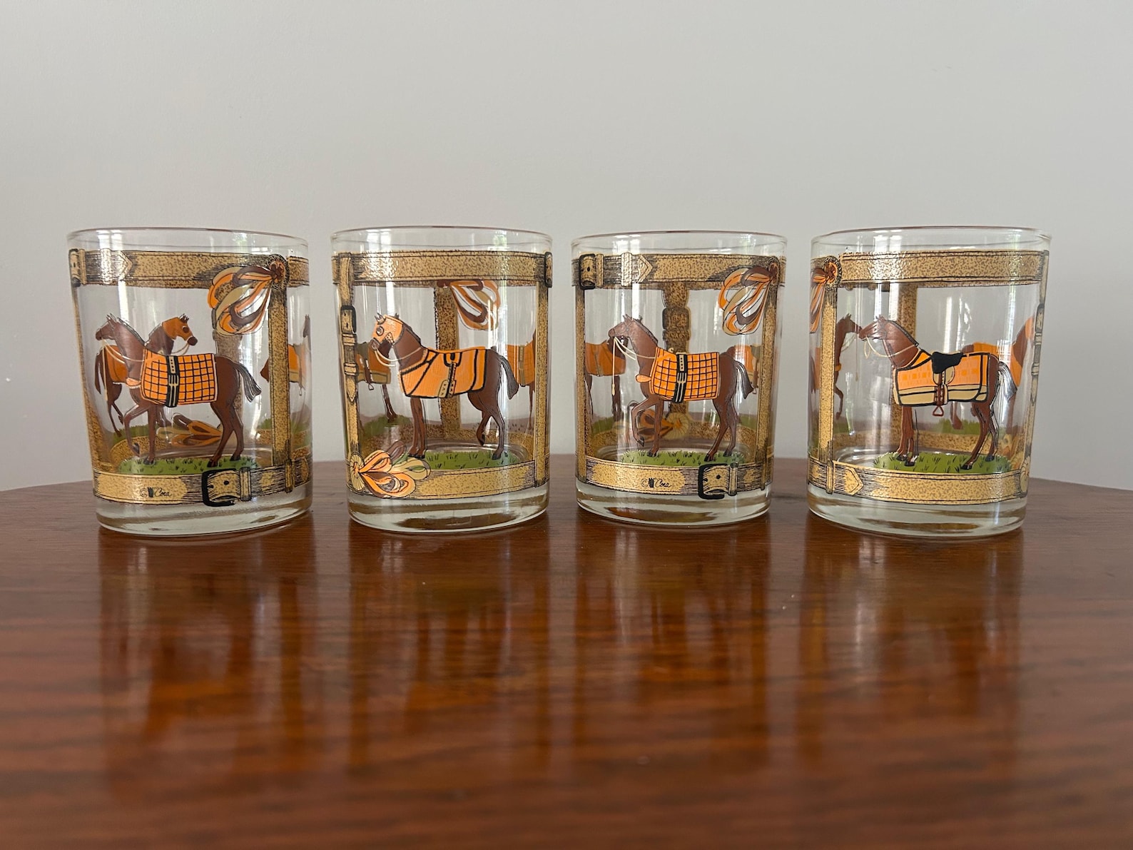 Vintage Cora Rocks Glasses, Set of 4-Gifts - Home Goods-Cora-Manhattan Saddlery