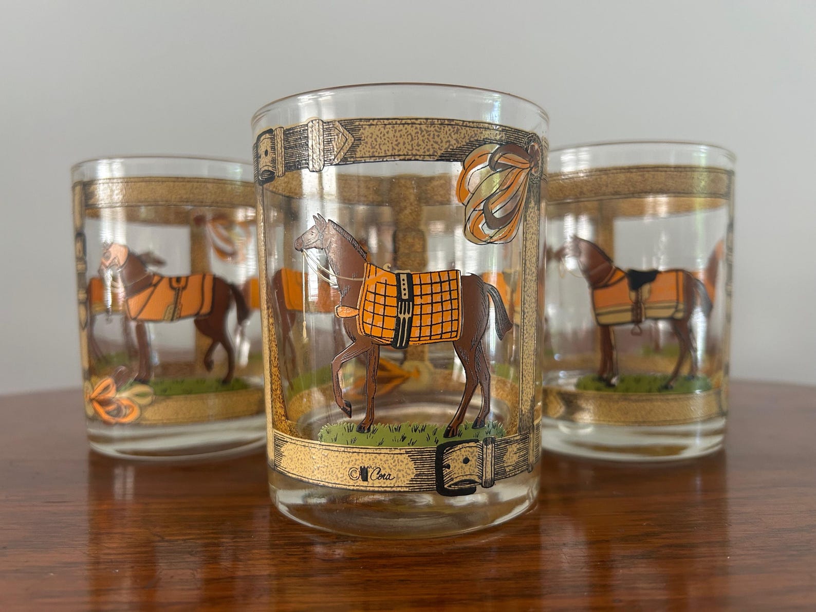 Vintage Cora Rocks Glasses, Set of 4-Gifts - Home Goods-Cora-Manhattan Saddlery
