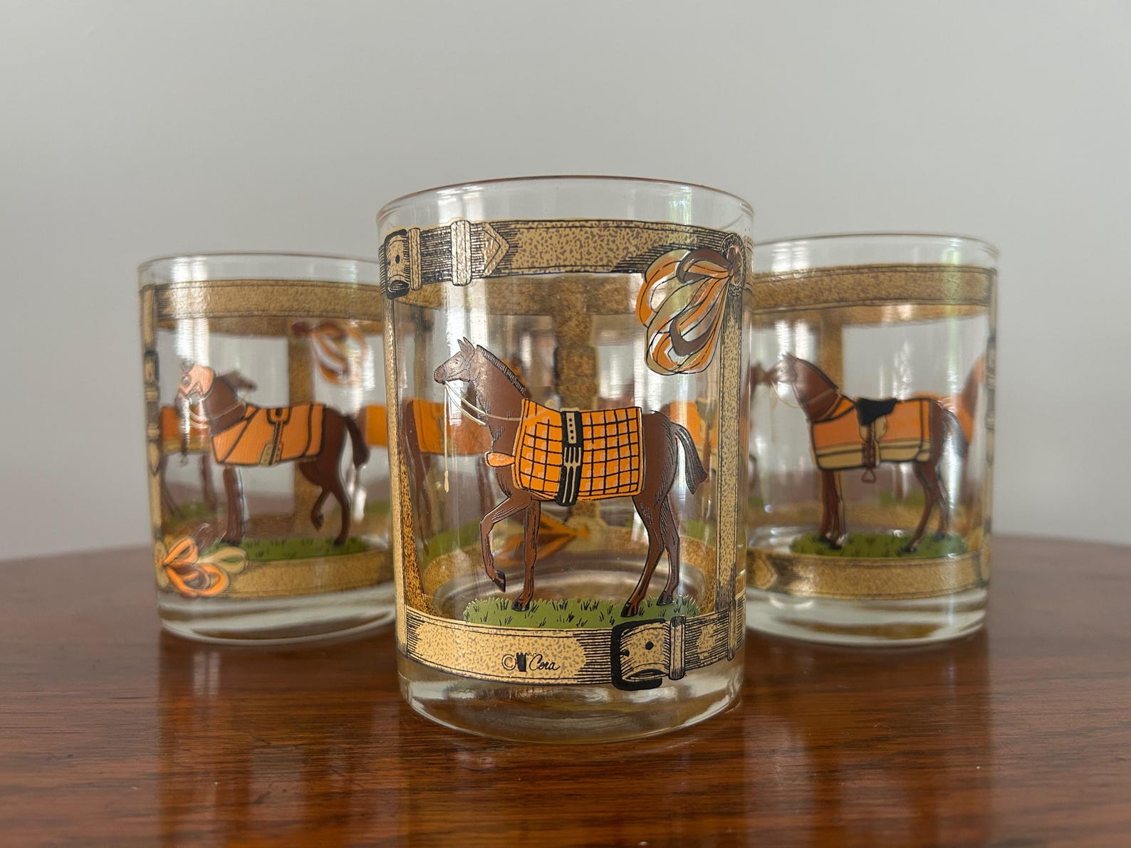 Vintage Cora Rocks Glasses, Set of 4-Gifts - Home Goods-Cora-Manhattan Saddlery