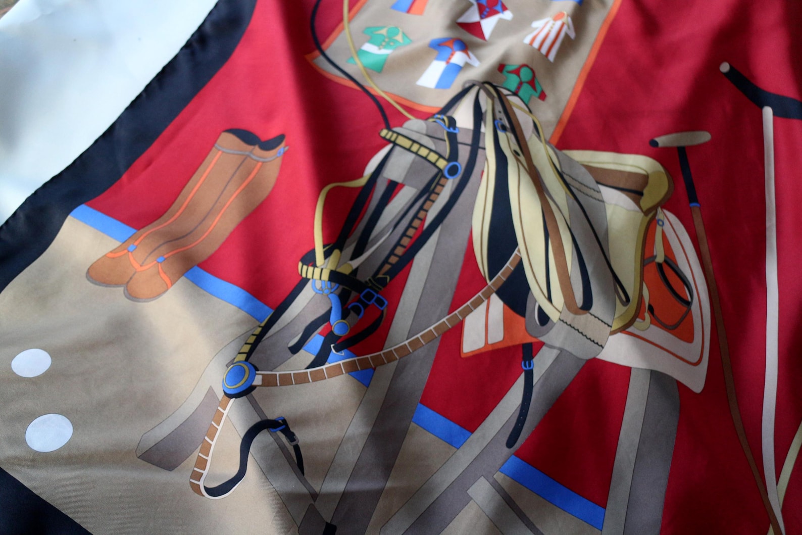 Vintage Gucci Equestrian Scarf-Accessory-Gucci-Manhattan Saddlery