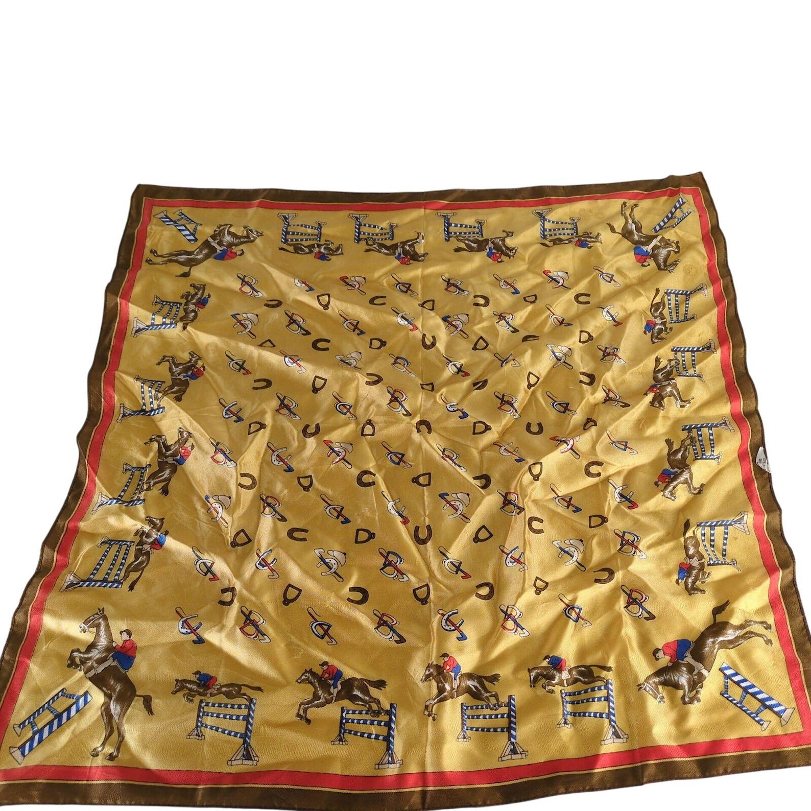 Vintage Show Jumping Kerchief-Accessory-Manhattan Saddlery-Manhattan Saddlery