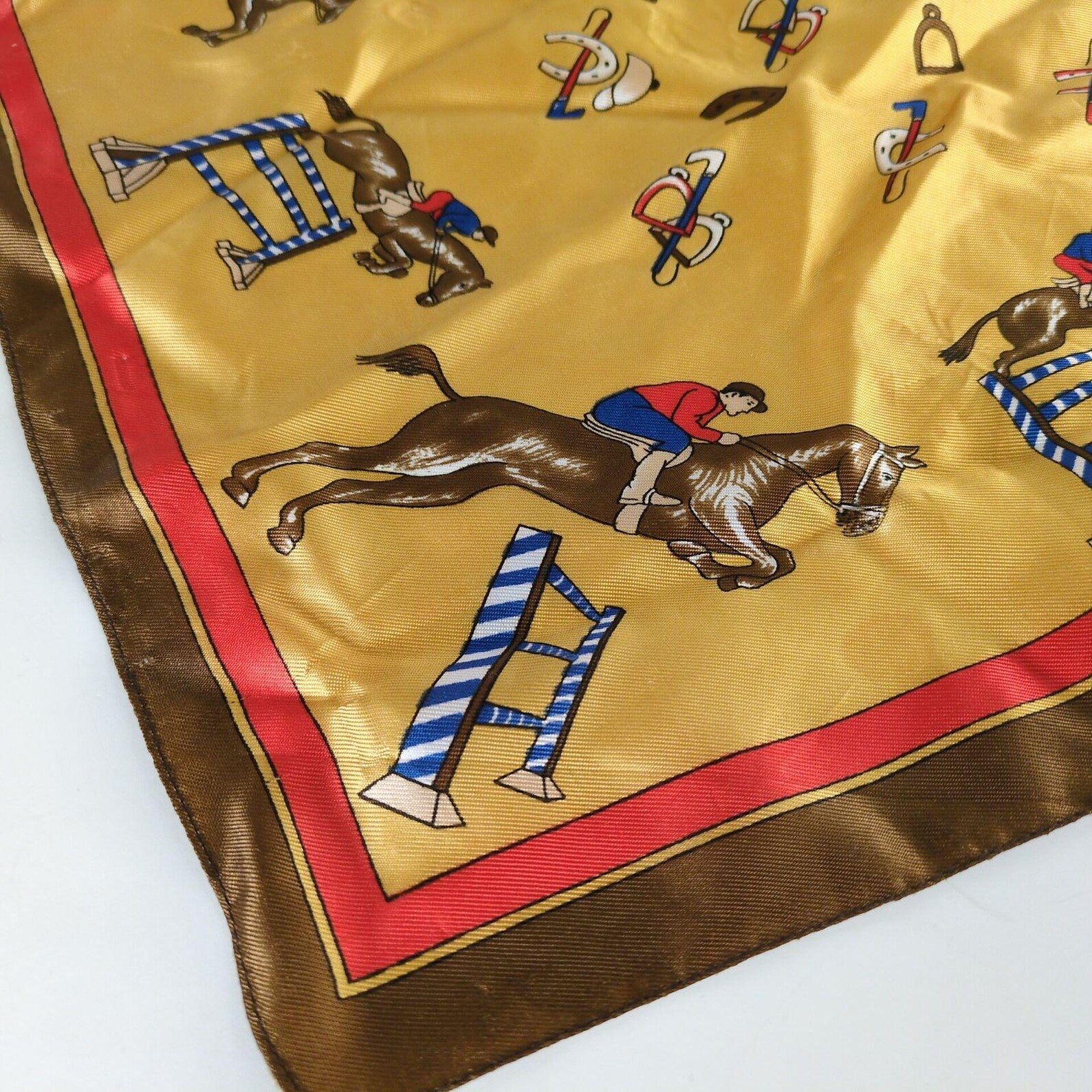 Vintage Show Jumping Kerchief-Accessory-Manhattan Saddlery-Manhattan Saddlery