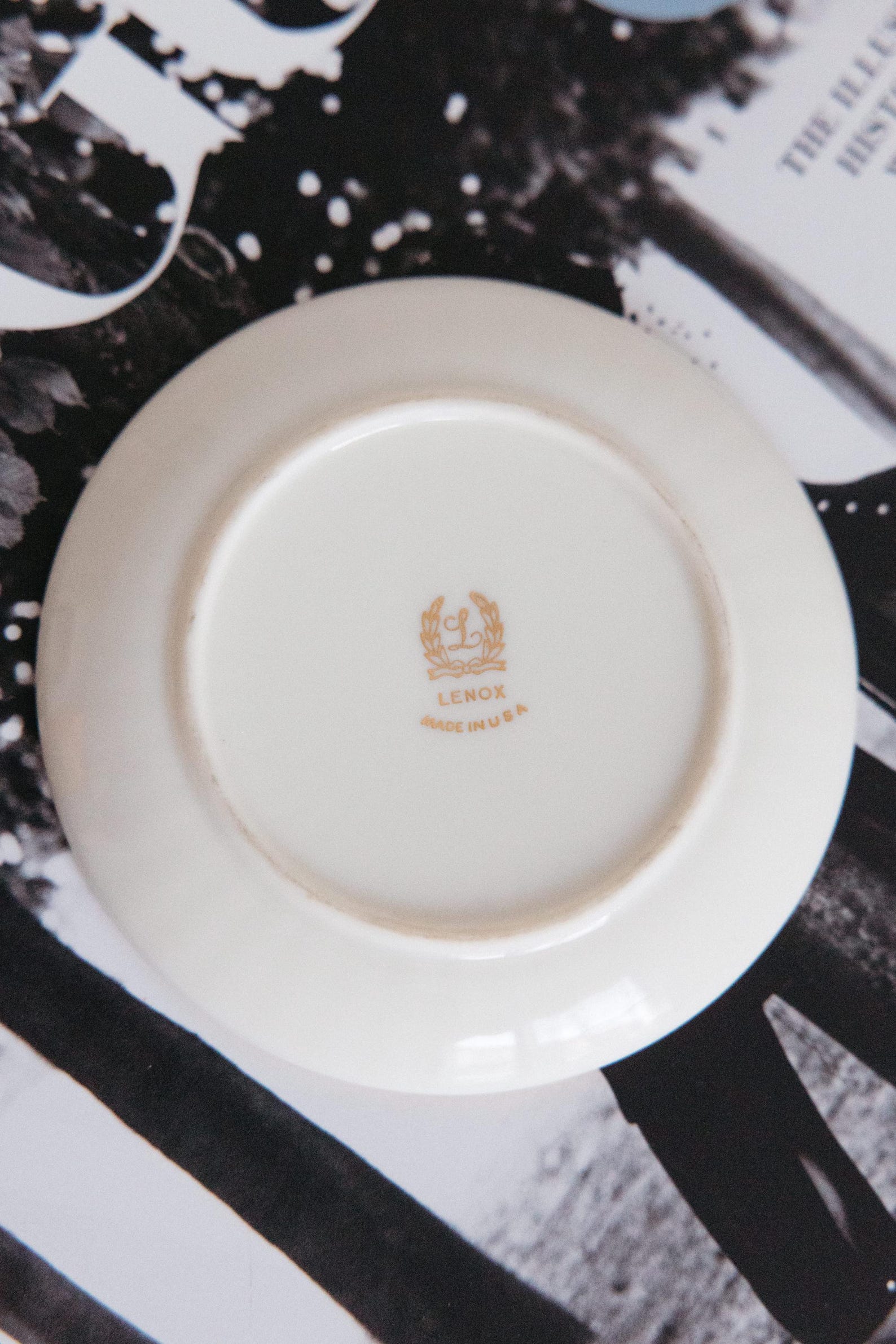 Dressage-Themed Lenox Ring Dish-Gifts - Home Goods-Manhattan Saddlery-Manhattan Saddlery