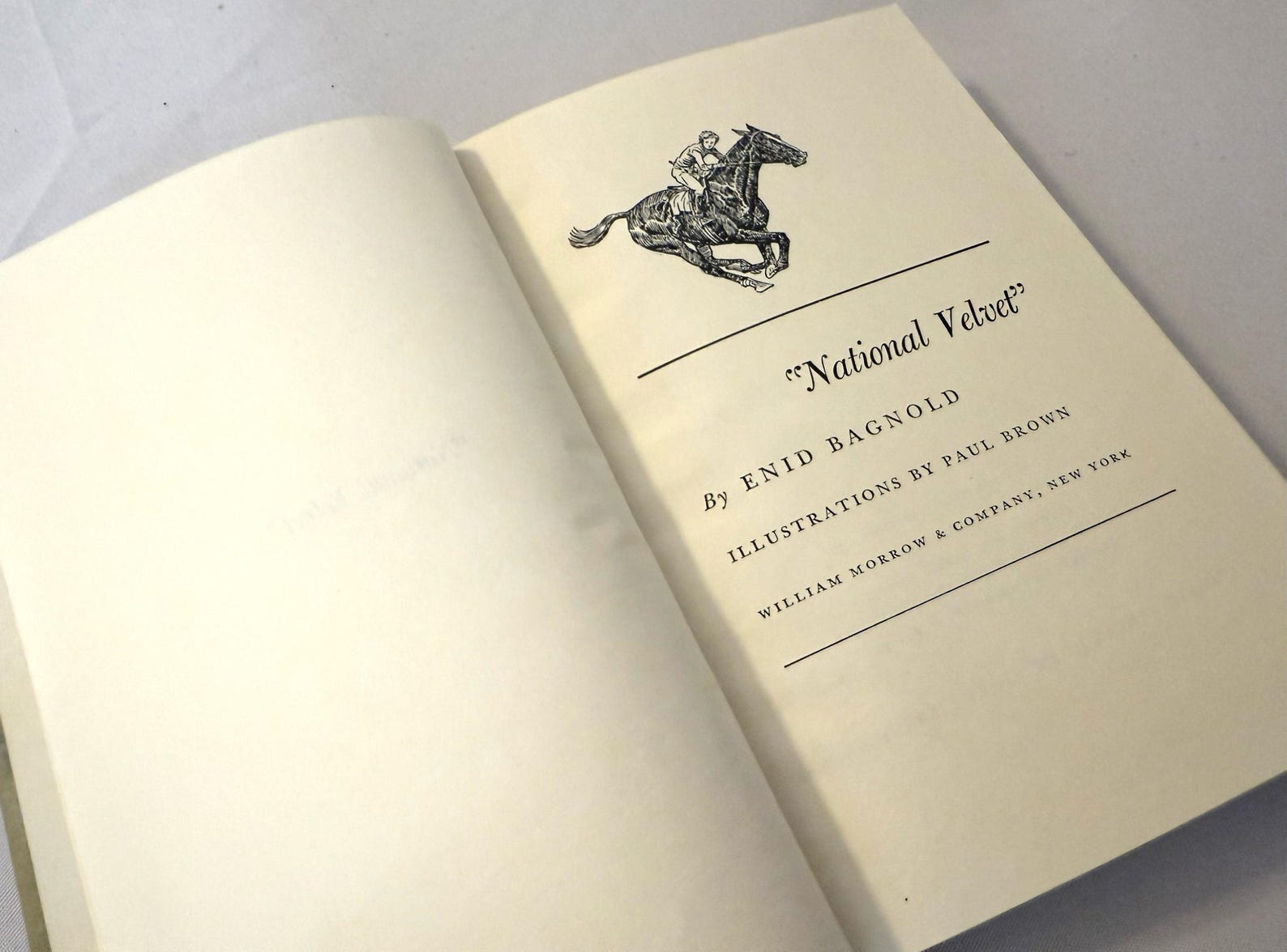 Vintage National Velvet Book-Gifts - Books-Manhattan Saddlery-Manhattan Saddlery