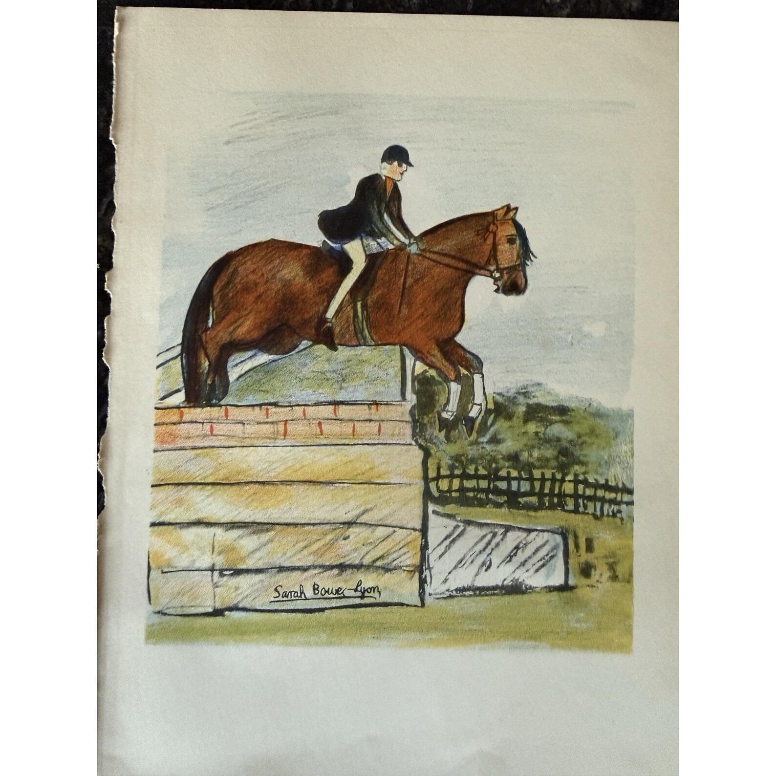 Sarah Bowes-Lyon Original Bookplates, Set of 6-Gifts - Home Goods-Manhattan Saddlery-Manhattan Saddlery