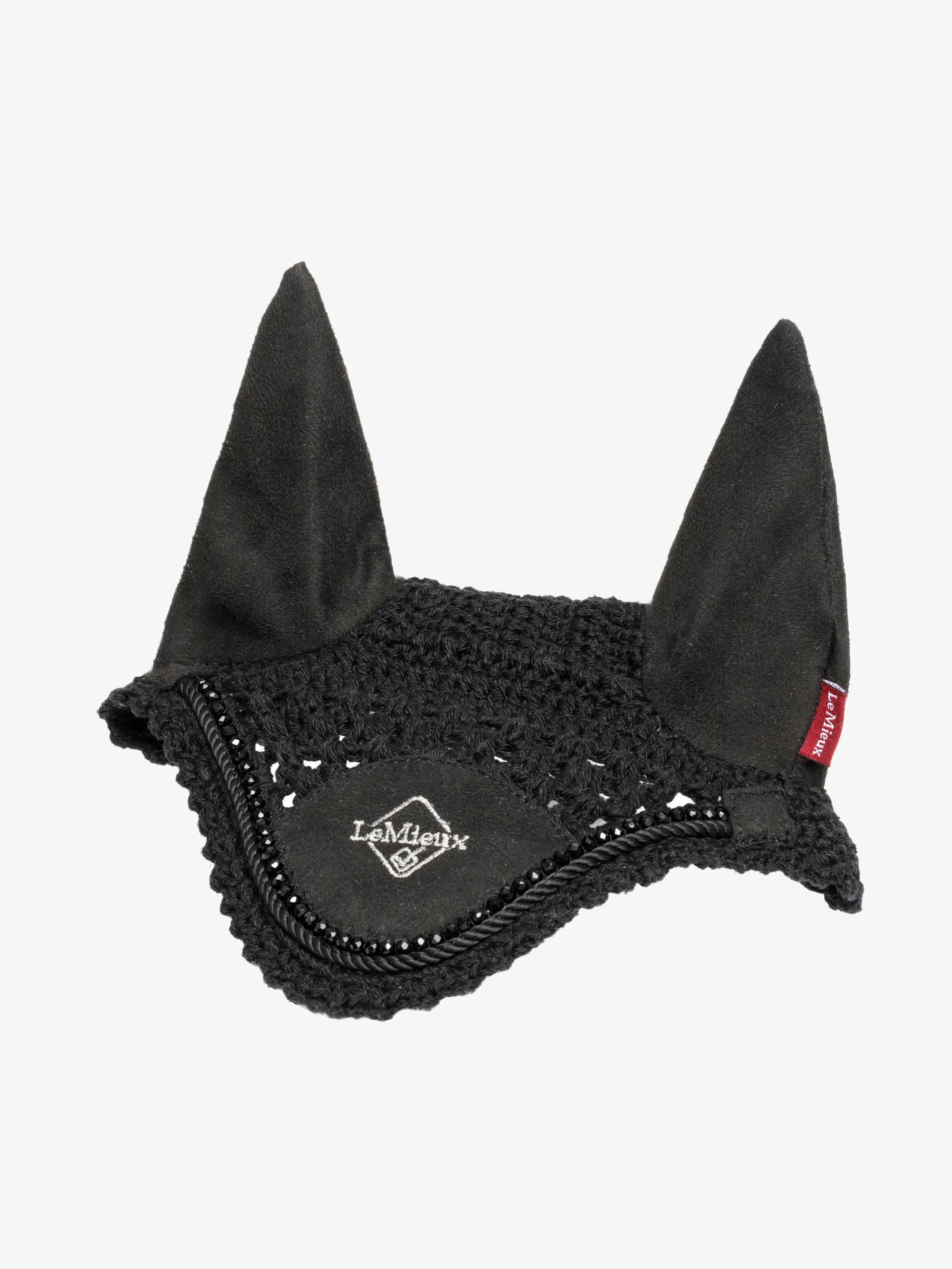 LeMieux Hobby Horse Ear Bonnet Black-Gifts - Toys-LeMieux-Black-Manhattan Saddlery