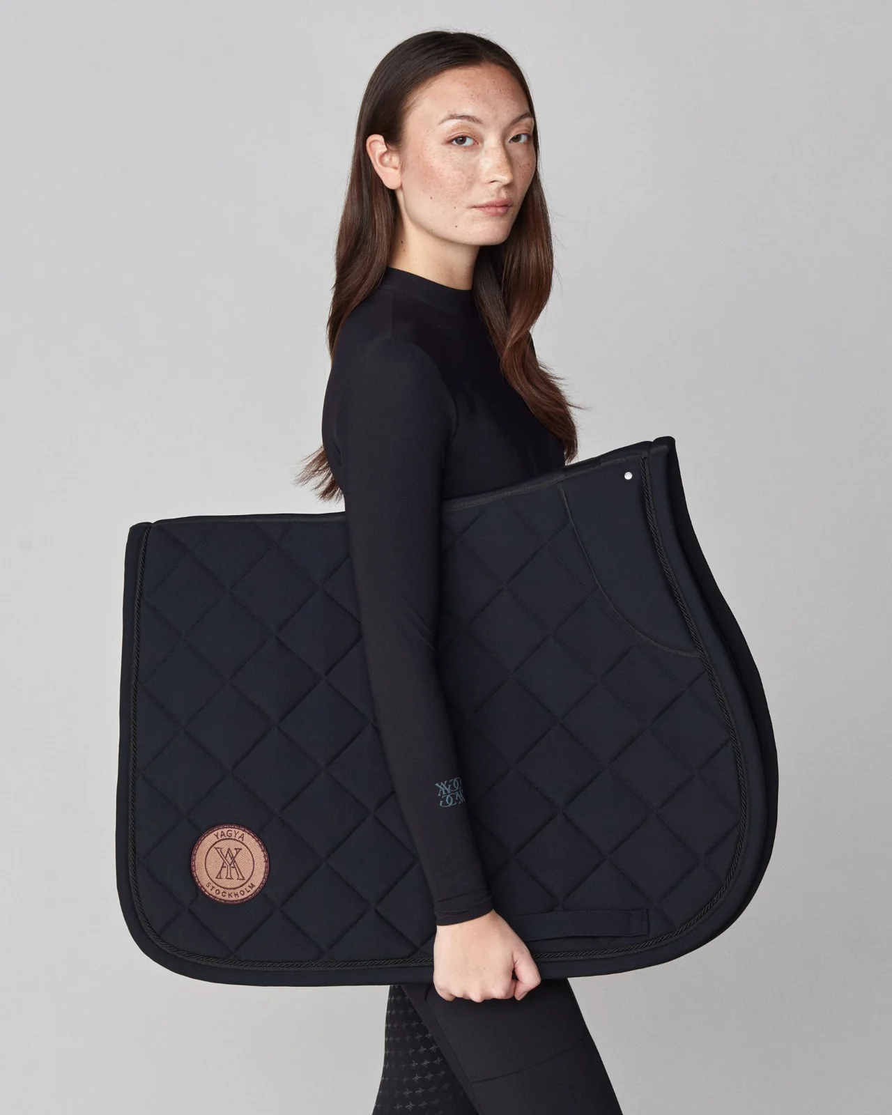 Yagya Performance Saddle Pad-Saddle Pads-Yagya-Black-Full-Manhattan Saddlery