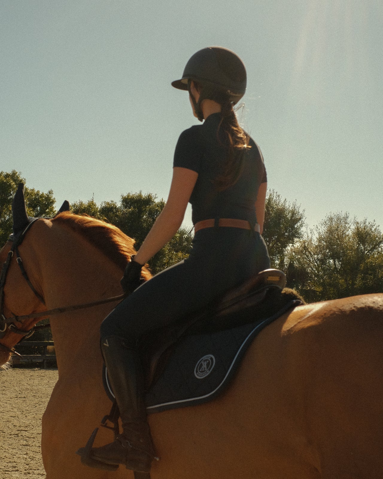 Yagya Performance Saddle Pad-Saddle Pads-Yagya-Black-Full-Manhattan Saddlery
