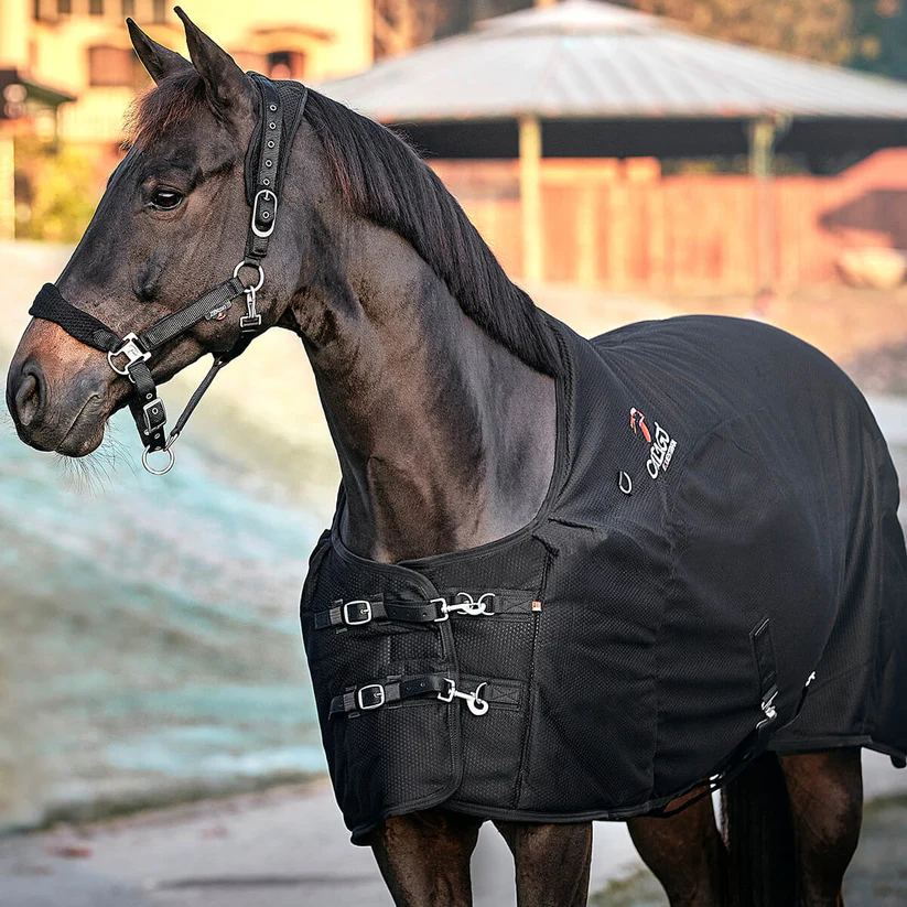 Catago FIR-TECH Rug-Horsewear -Blankets - Stable Blankets-ERS-Black-125-Manhattan Saddlery