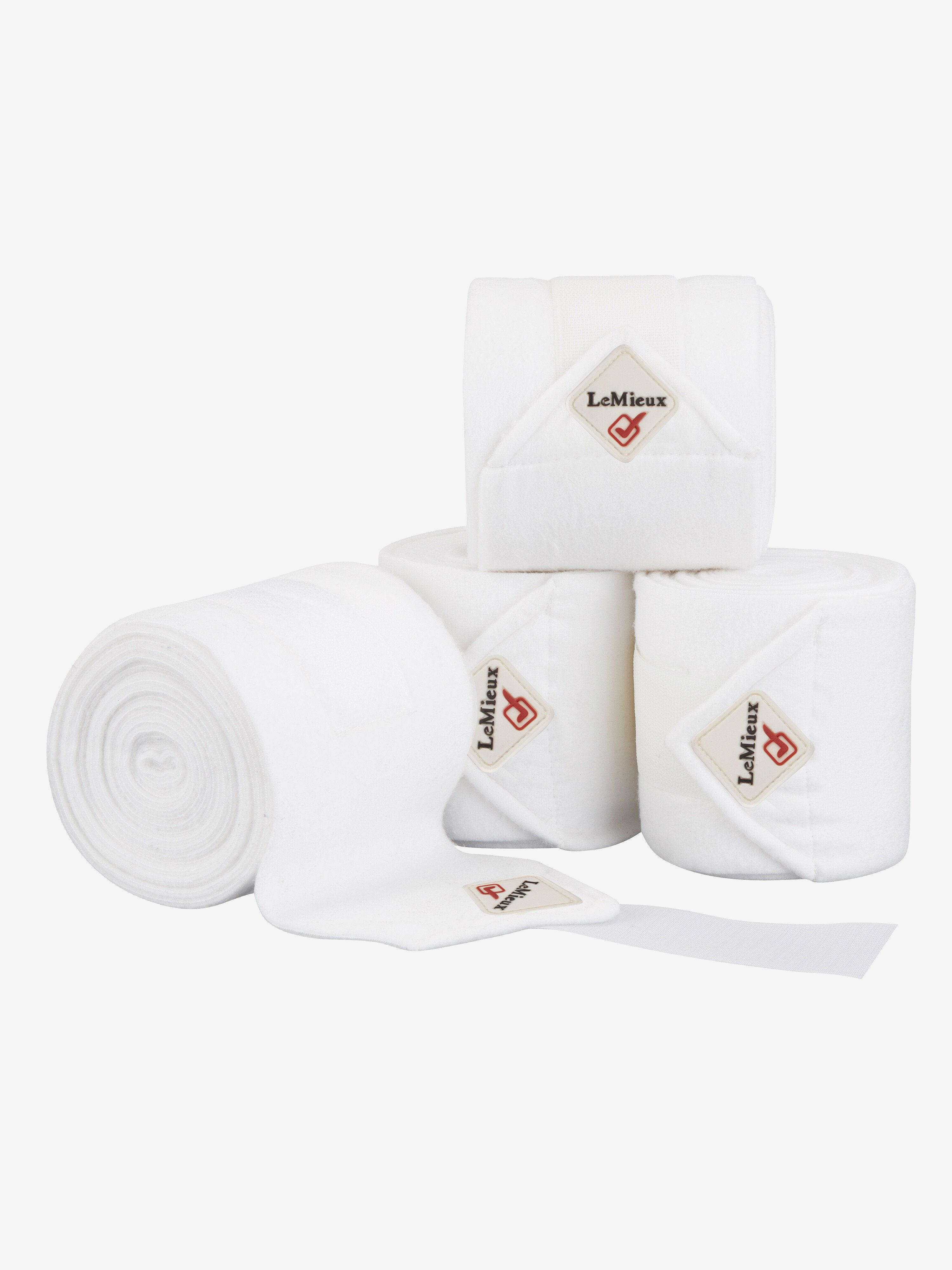 LeMieux Classic Polo Bandages-Polo Wraps-LeMieux-White-Full-Manhattan Saddlery