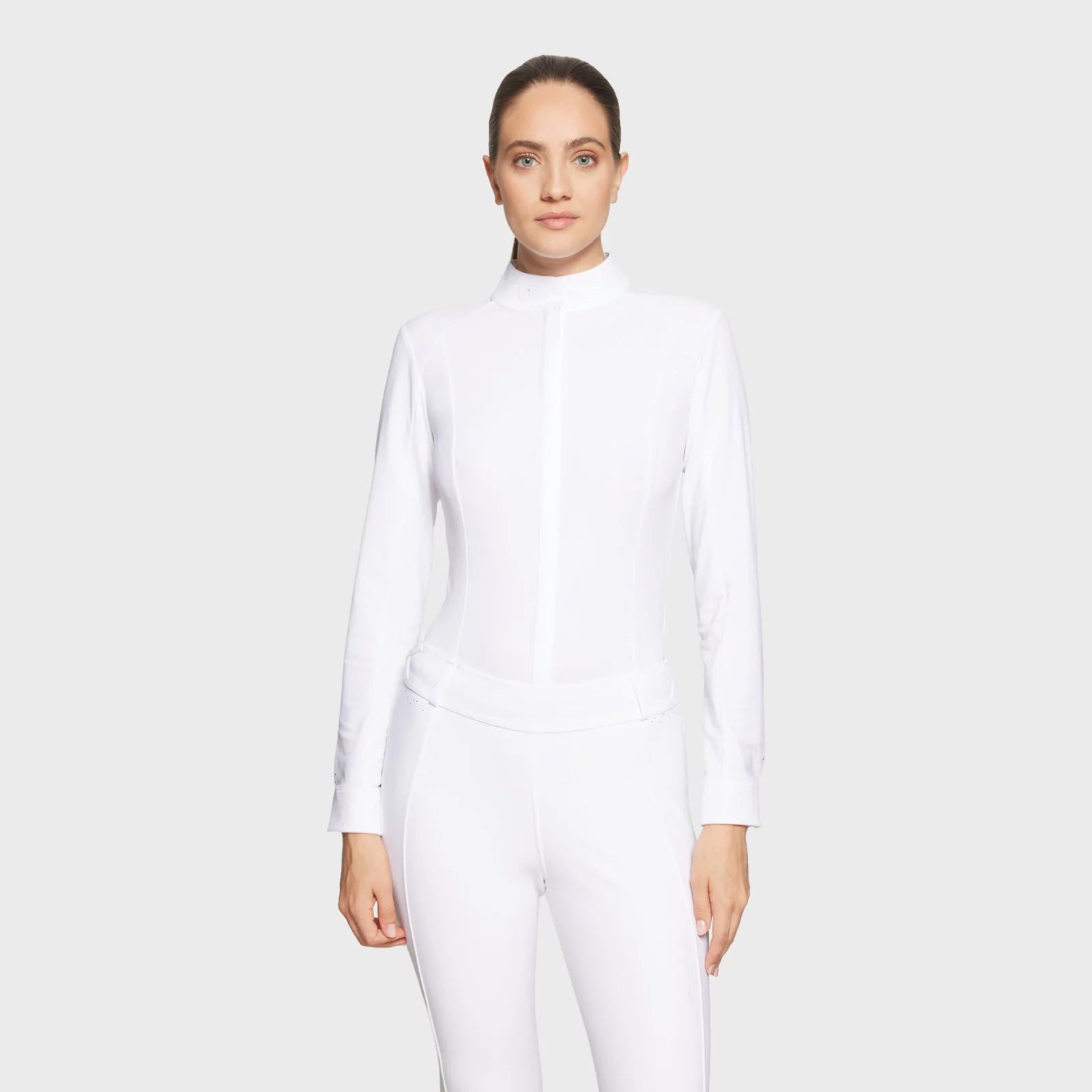 Samshield Lucia Sport Show Shirt-Show Shirts - Ladies Show Shirt-Samshield-White-XS-Manhattan Saddlery