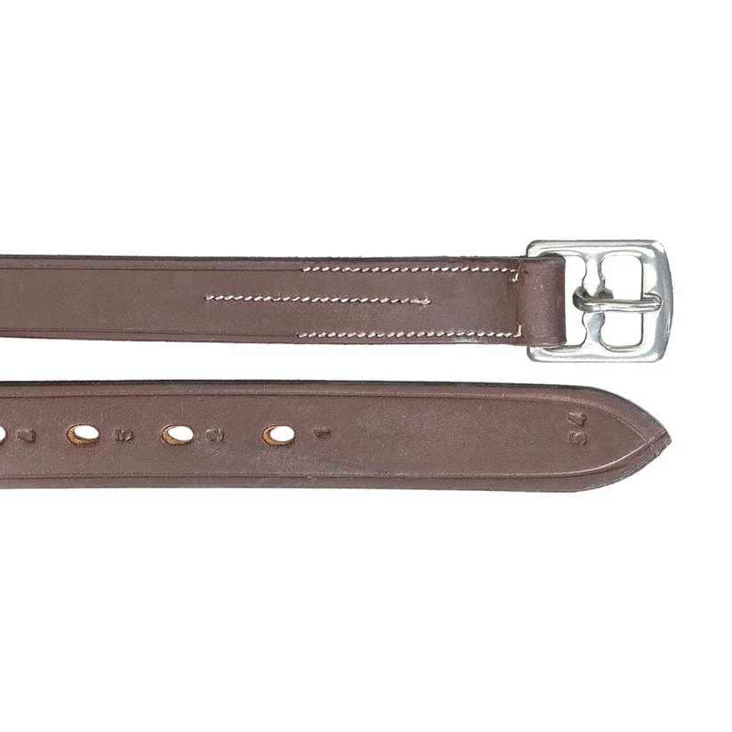 Ovation Solid English Leather Stirrups-Stirrup Irons & Leathers - Stirrup Leathers-Ovation-Australian Nut-7/8 x 54-Manhattan Saddlery