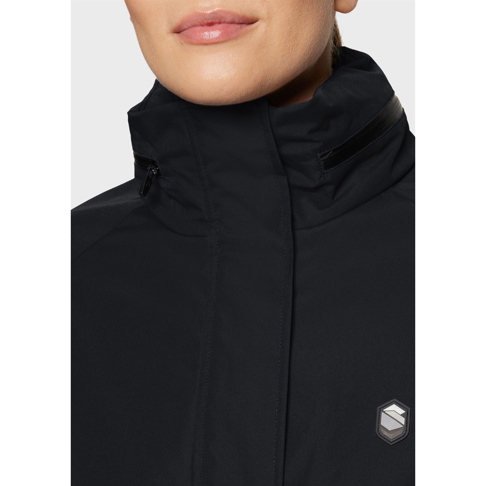 Samshield Lina Technical Rain Coat-Sportswear - Ladies - Jackets-Samshield-Black-XXS-Manhattan Saddlery
