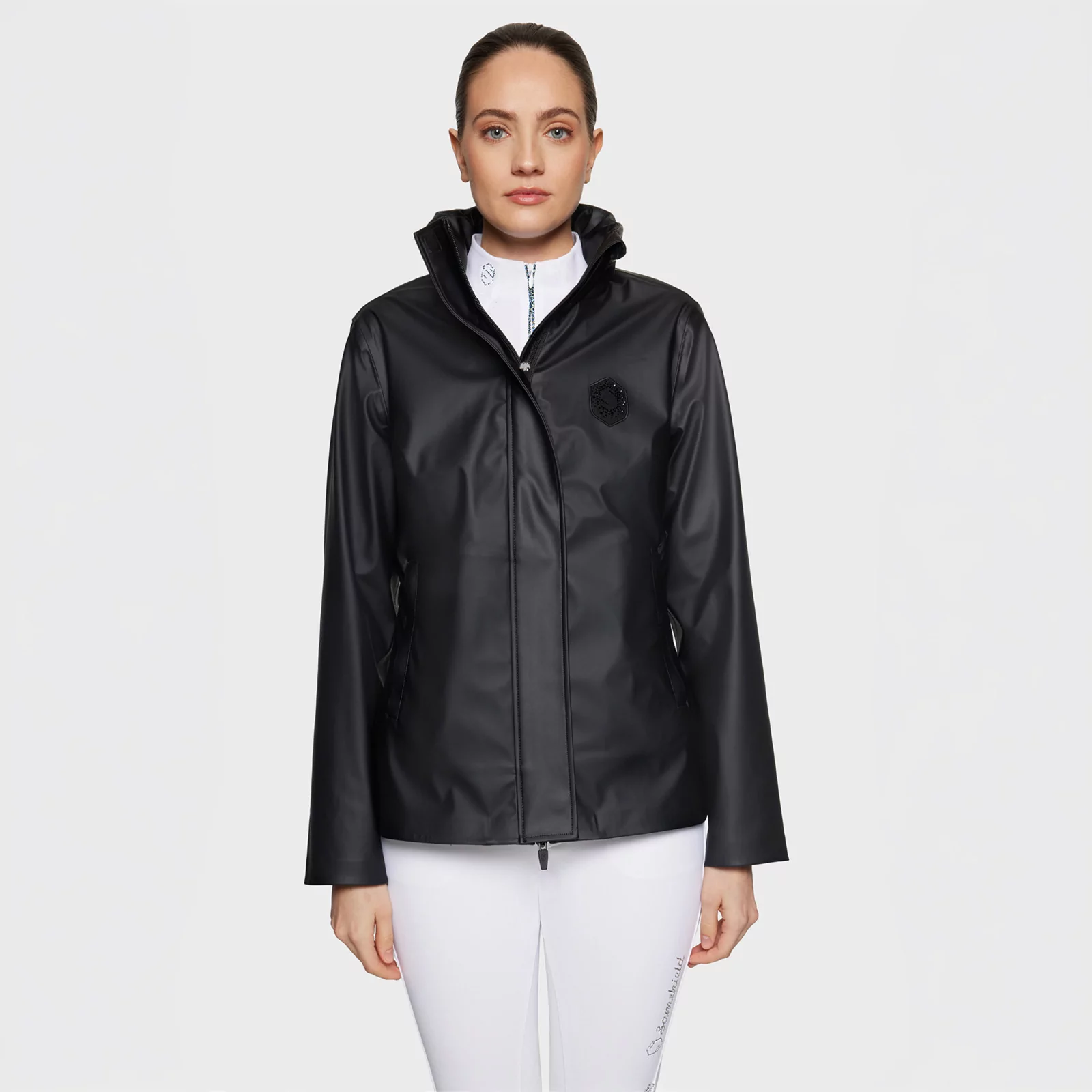 Samshield Ines Rain Jacket-Sportswear - Ladies - Jackets-Samshield-Black-XXS-Manhattan Saddlery