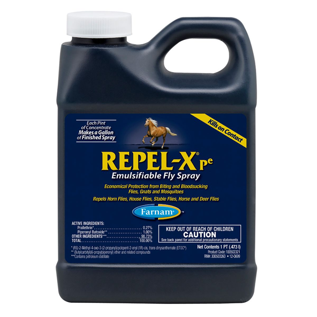 Repel-X Pe Emulsifiable Fly Spray-Staple Supplies - Grooming-RJ Matthews-Pt-Manhattan Saddlery