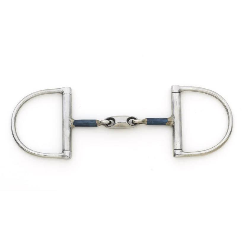 Centaur Blue Steel Oval Peanut Mouth King Dee Bit-Bits-ERS-5.0-Manhattan Saddlery