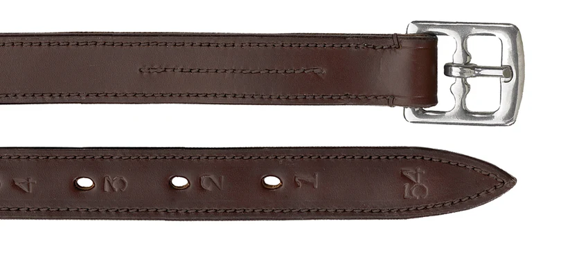 Camelot Lined Stirrup Leathers-Stirrup Irons & Leathers - Stirrup Leathers-ERS-Brown-7/8 x 54-Manhattan Saddlery