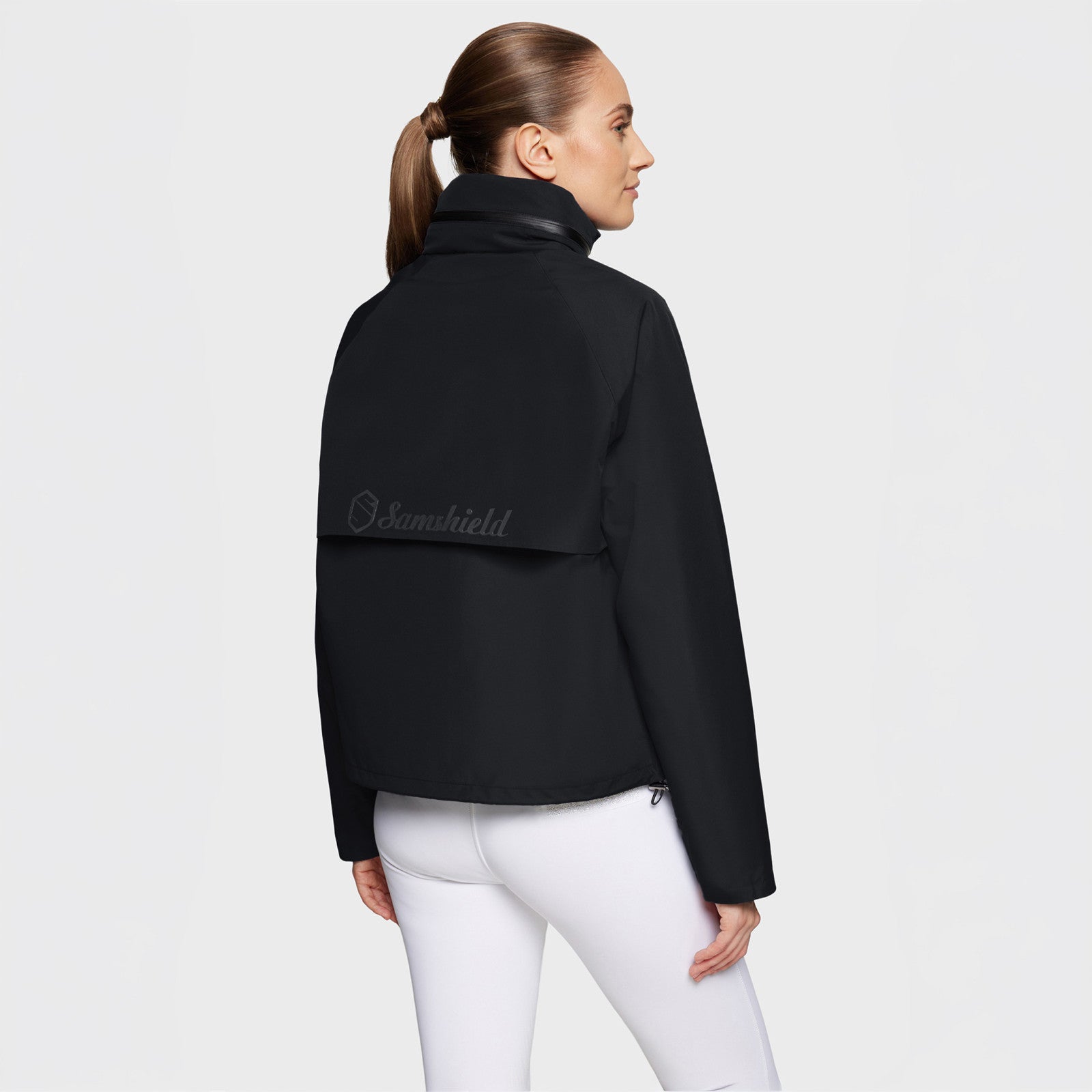 Samshield Lina Technical Rain Coat-Sportswear - Ladies - Jackets-Samshield-Black-XXS-Manhattan Saddlery