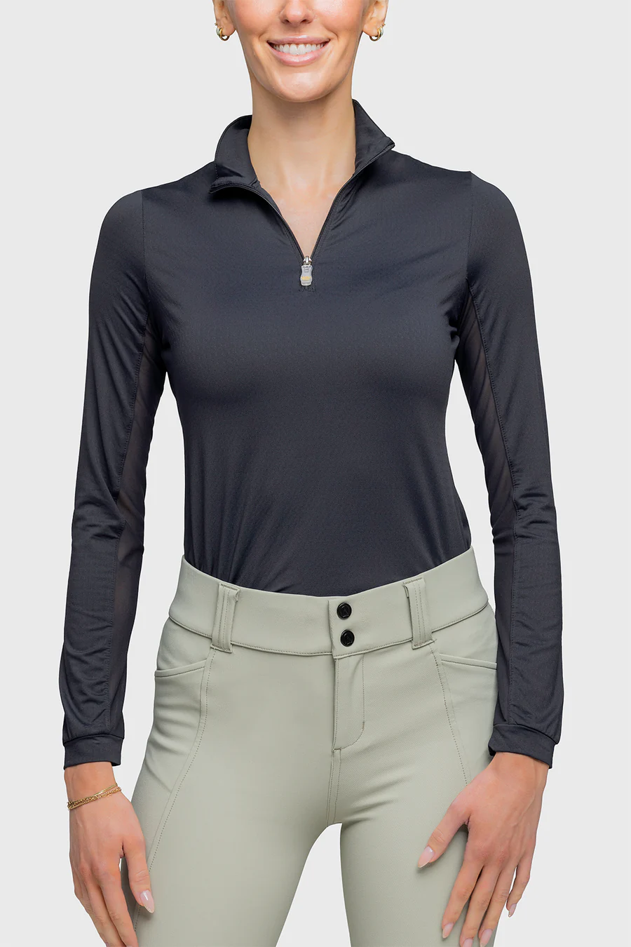 Kastel Long Sleeve Tonal Trim Sun Shirt