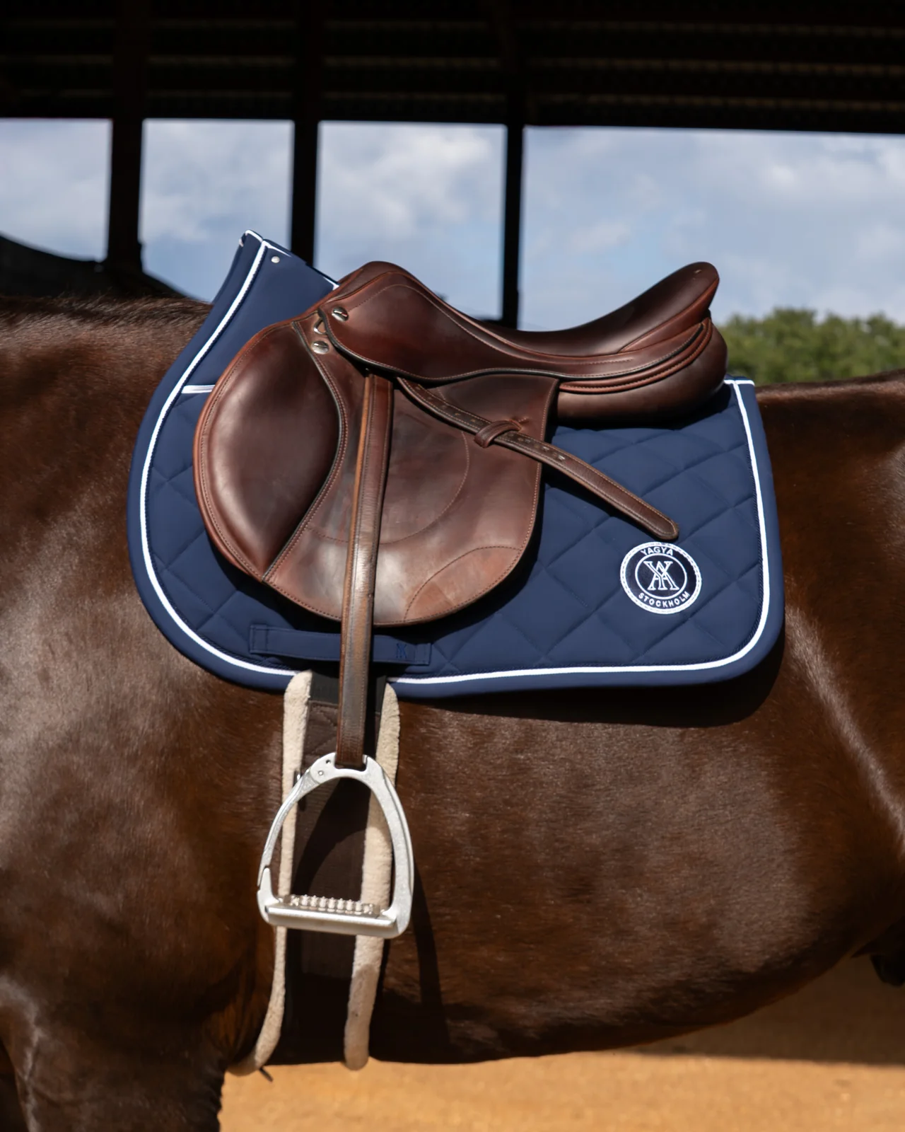 Yagya Performance Saddle Pad-Saddle Pads-Yagya-Black-Full-Manhattan Saddlery