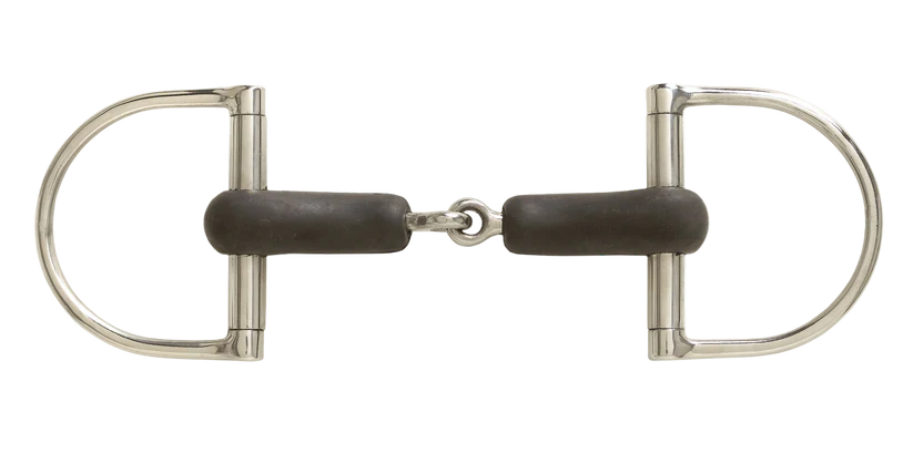 Centaur King Dee Rubber Jointed Mouth Bit-Bits-ERS-4.75-Manhattan Saddlery