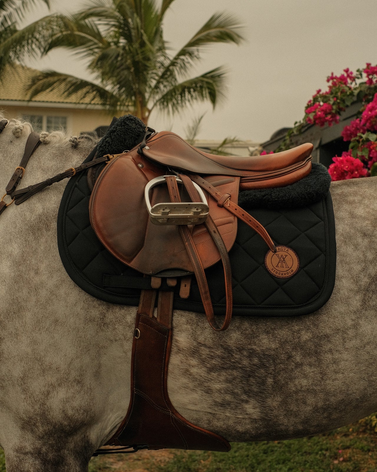 Yagya Performance Saddle Pad-Saddle Pads-Yagya-Black-Full-Manhattan Saddlery