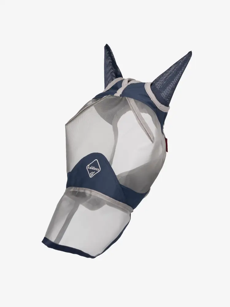 LeMieux Armourshield Pro Full Fly Mask-Horsewear - Misc - Fly Masks-LeMieux-Gray-XS-Manhattan Saddlery